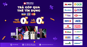 Trả góp 0 Thẻ tín dụng