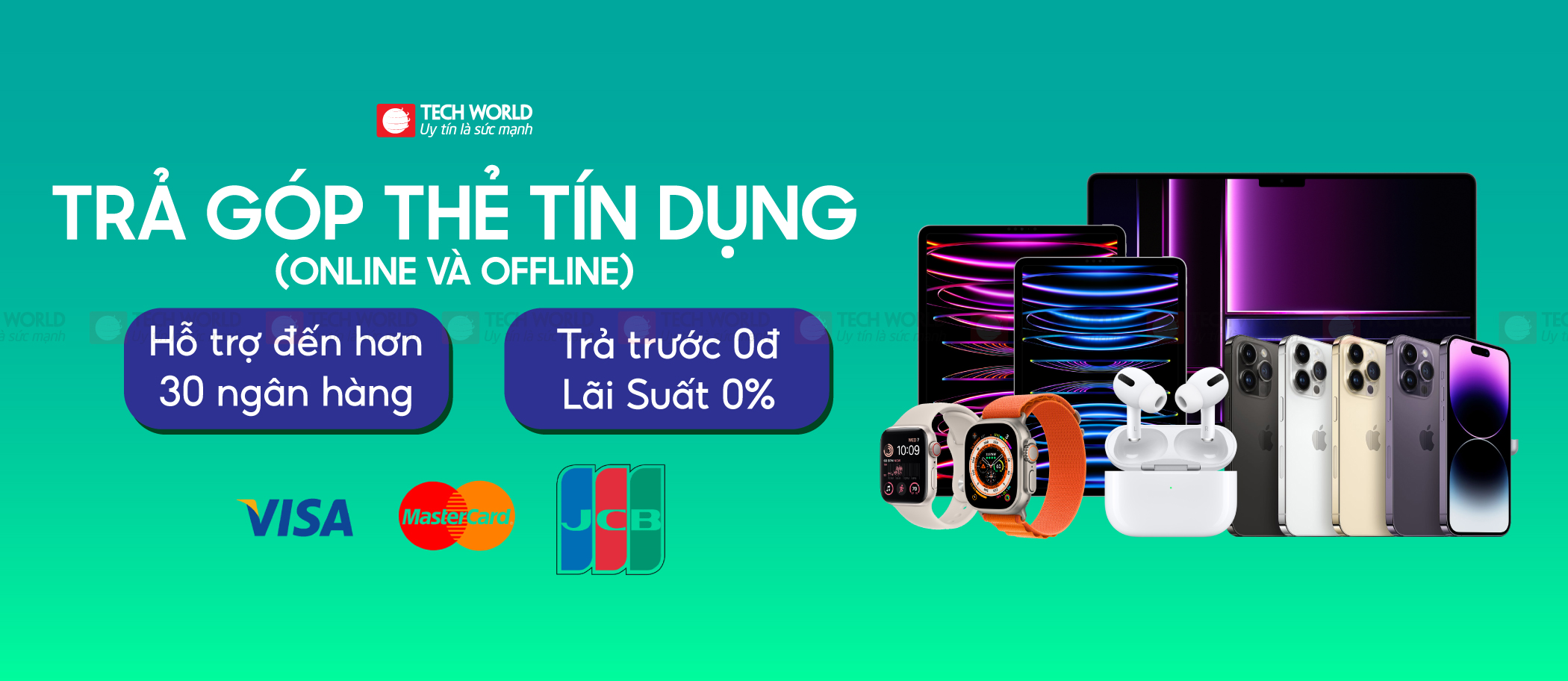 Trả góp qua Thẻ tín dụng