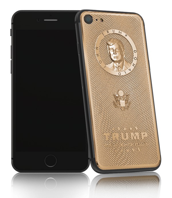 iPhone 7 khắc hình Donald Trump có giá hơn 3000 USD