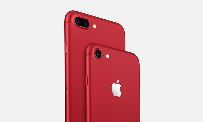 Apple âm thầm ra mắt phiên bản iPhone 7 và 7 Plus màu đỏ