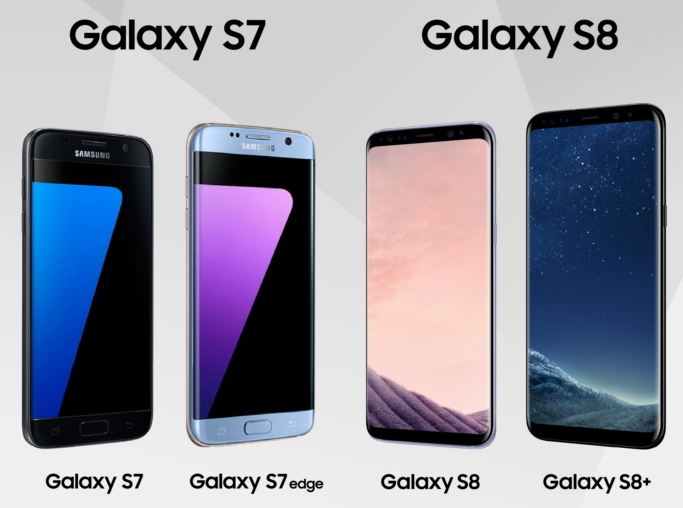 So sánh cấu hình Galaxy S8 với sản phẩm tiền nhiệm Galaxy S7