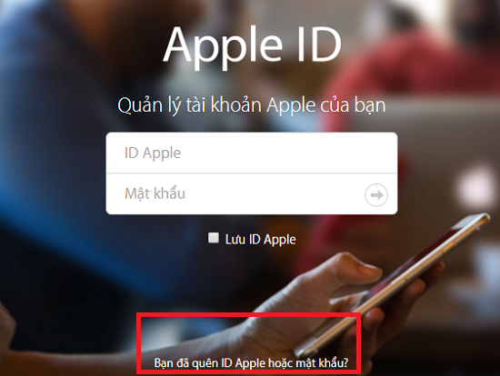 Quên mật khẩu iCloud và cách lấy lại cực kỳ đơn giản