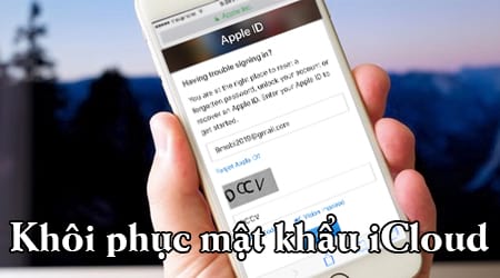 Cách khôi phục mật khẩu iCloud khi bị quên