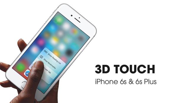 Tác dụng của 3D Touch trên iPhone 6s và iPhone 6s Plus