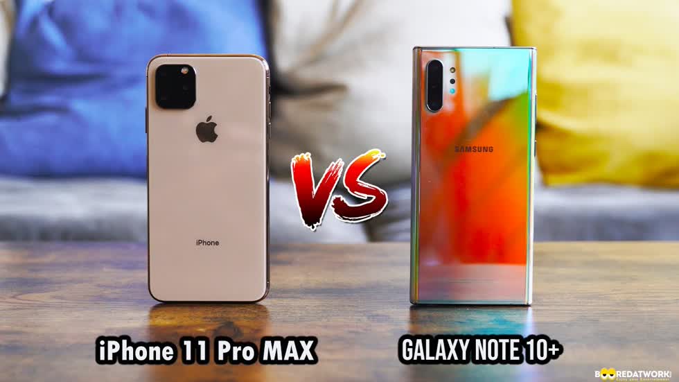 So sánh Samsung Galaxy Note10/Note10 Plus và iPhone 11 Pro/iPhone 11 Pro Max