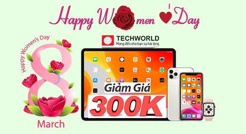 Mừng ngày quốc tế phụ nữ 8/3 nhận quà thả ga xuyên suốt tháng