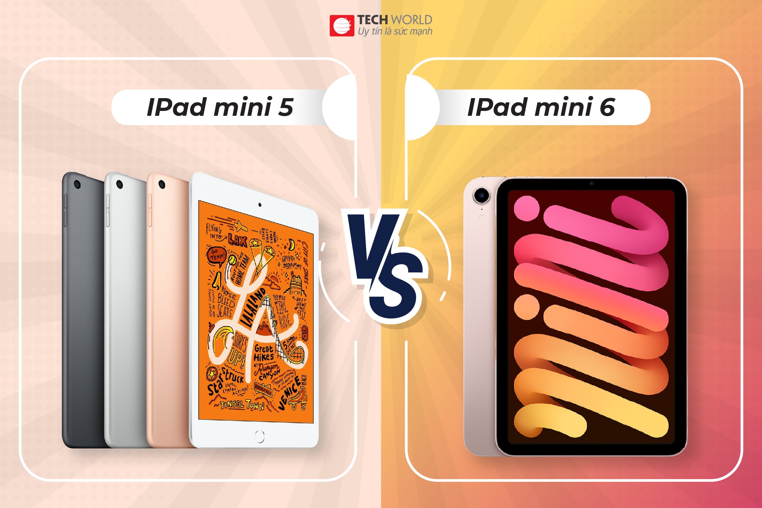 So sánh iPad Mini 6 và iPad Mini 5 