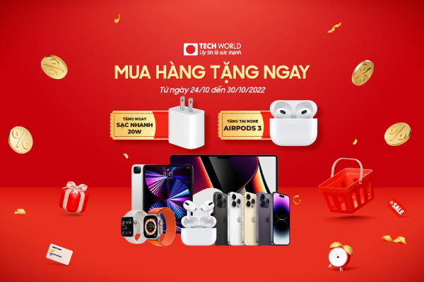 Tặng COMBO quà trị giá 600K cho khách mua hàng từ ngày 24-30 tháng 10