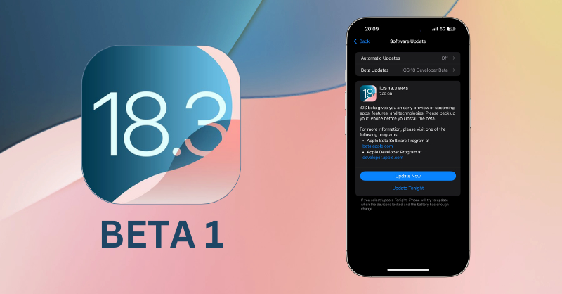 Đã có phiên bản beta đầu tiên của iOS 18.3, iPadOS 18.3 và macOS Sequoia 15.