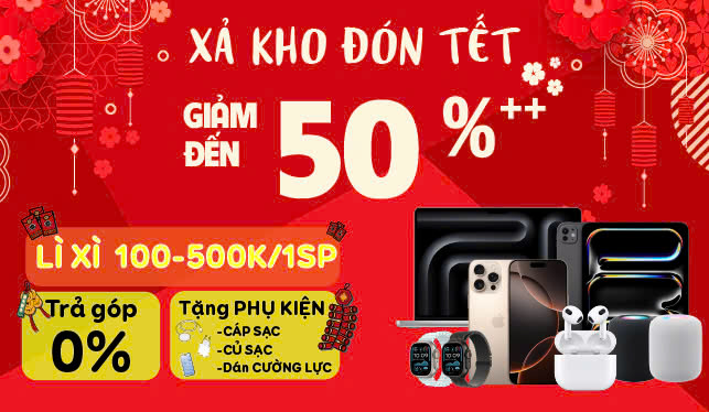 Sắm Tết Ất Tỵ giá không phải nghĩ tặng quà lên đến 500 nghìn đồng một máy