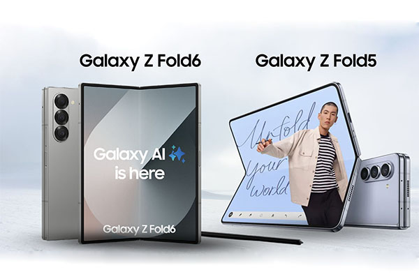 So sánh Samsung ZFold 6 và ZFold 5