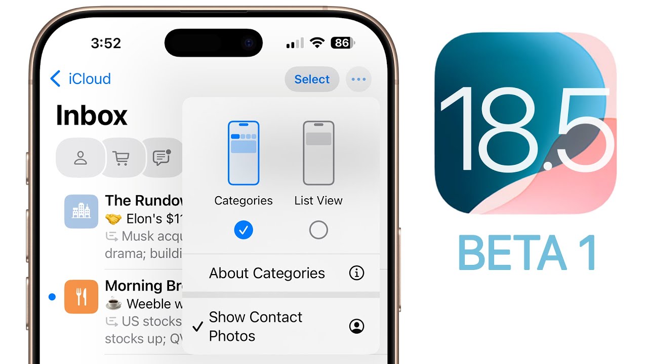 iOS 18.5 beta những cập nhật mới?