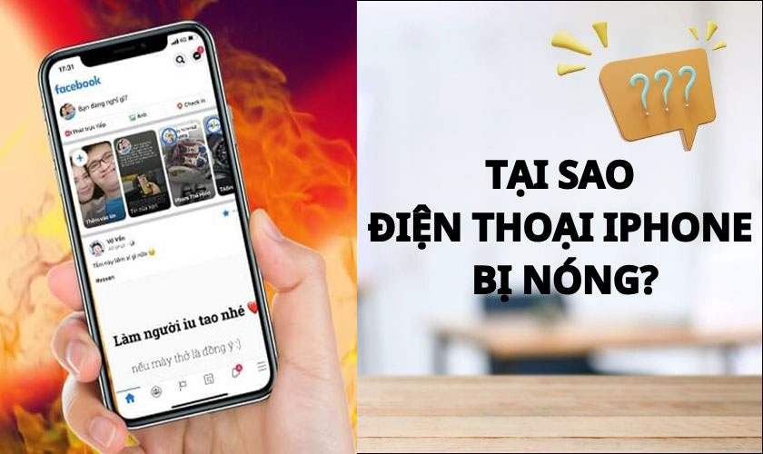 Vì sao iPhone bị nóng máy?