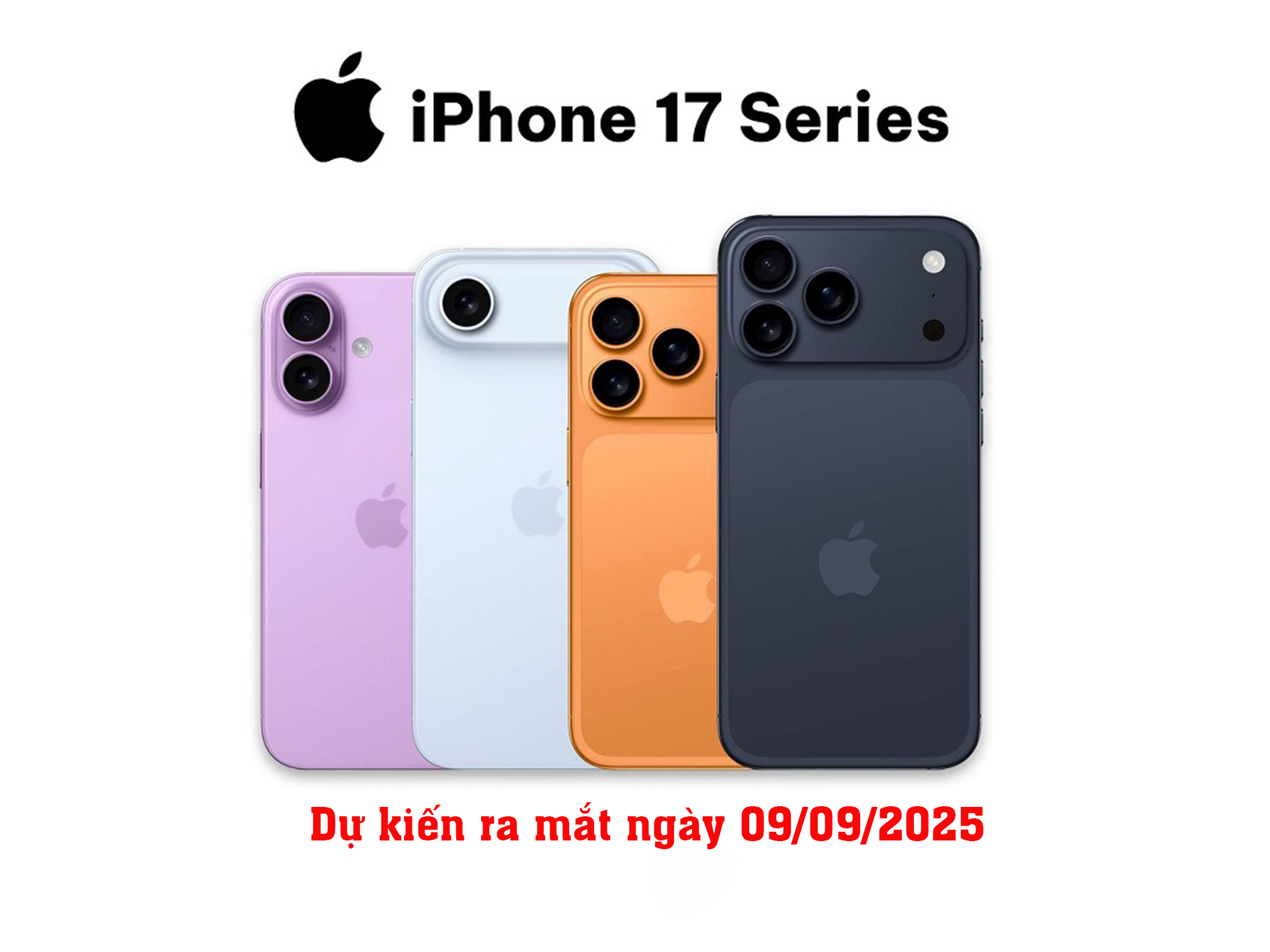  iPhone 17 Series được dự đoán ra mắt ngày 9/9/2025
