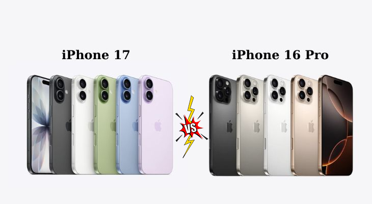 So sánh iPhone 17 và iPhone 16 Pro: Cuộc chạy đua giữa “hiện đại trẻ trung” và “đẳng cấp hiệu năng”