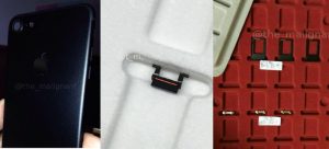 Rò rỉ iPhone 7 phiên bản đen và không có màn hình Gorilla Glass 5