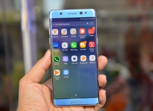 Samsung Galaxy Note 7 xách tay màu xanh Blue Coral xuất hiện tại Việt Nam
