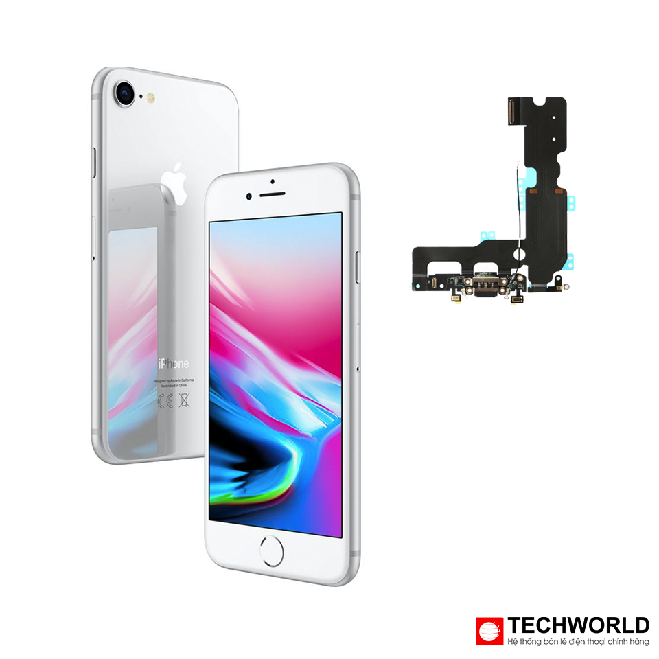 Thay cáp chân sạc iPhone 8