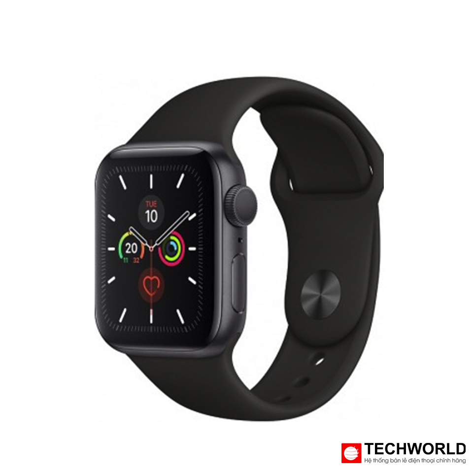 Apple Watch Series 5 (GPS) 44mm  Viền Nhôm Dây Cao Su - 99%