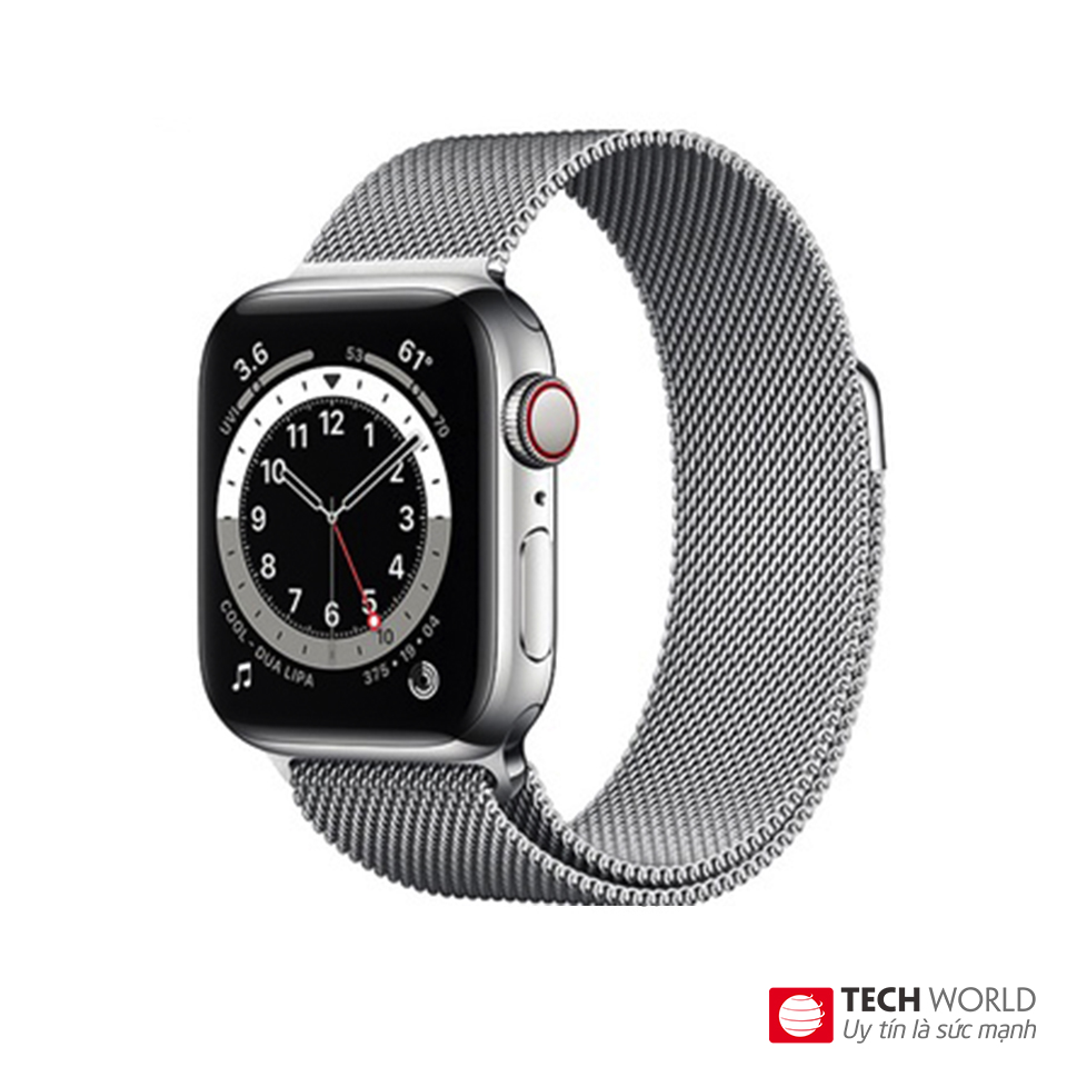 Apple Watch Series 6 (LTE-Esim) 40mm Viền Thép Dây Thép Milan - Chính hãng VN/A