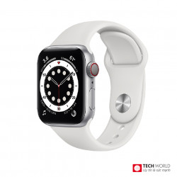 Apple Watch Series 6 (LTE - Esim) 44mm Viền nhôm Dây cao su - Chính hãng QT