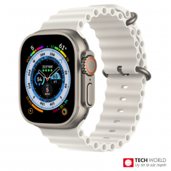 Apple Watch Ultra 49mm (GPS + Cellular) Viền Titan Dây Ocean Band - Chính hãng Quốc Tế