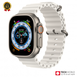 Apple Watch Ultra 49mm (GPS + Cellular) Viền Titan Dây Ocean Band - Chính hãng VN/A
