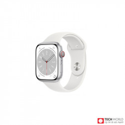 Apple Watch Series 8 (LTE-Esim) 45mm Viền Thép dây Cao su New 100% - Quốc tế