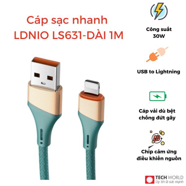 Dây sạc nhanh LDNIO 30W dây dù