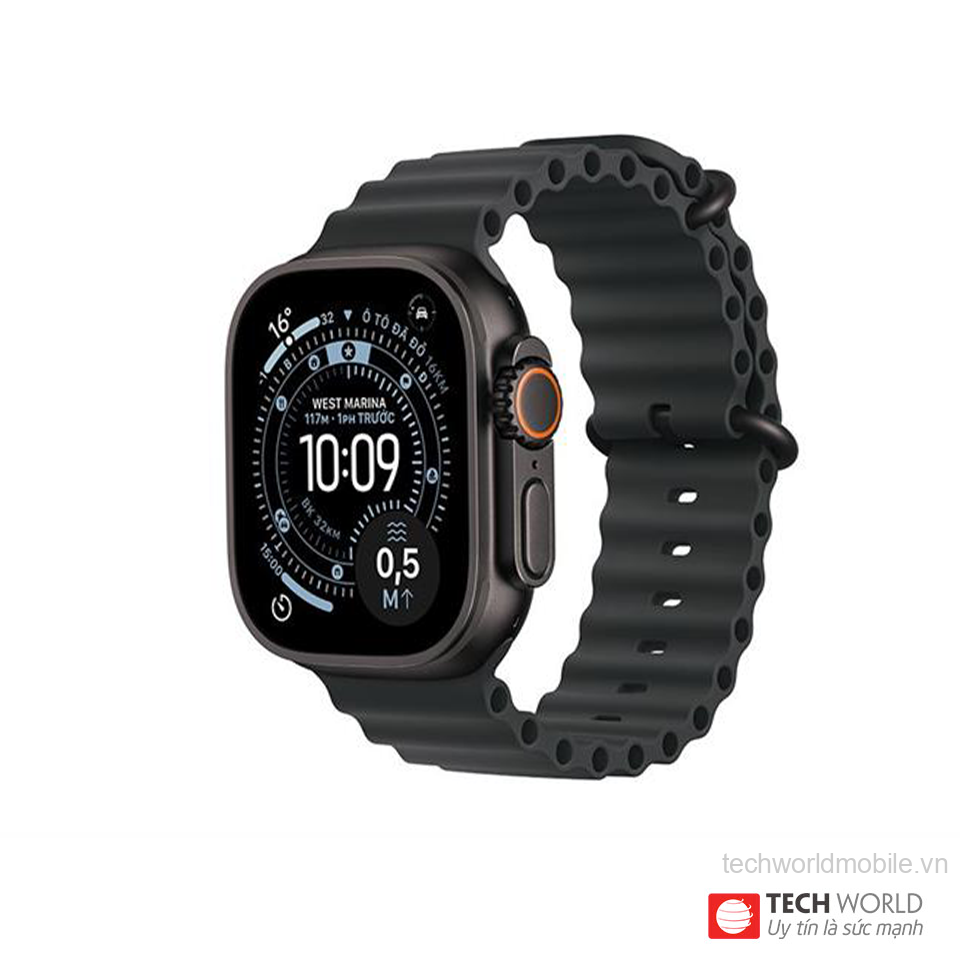 Apple Watch Ultra 3 49mm (5G) Viền Titan Dây Cao Su - Chính hãng VN/A