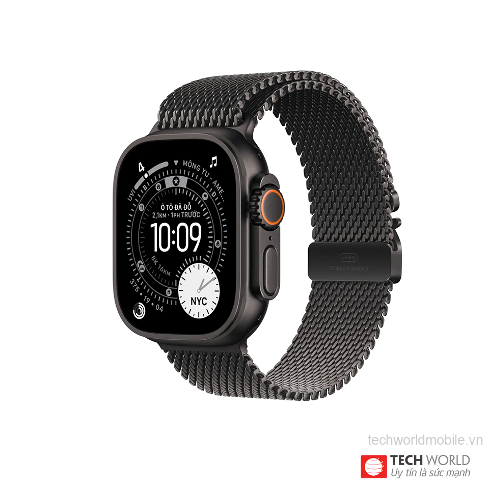 Apple Watch Ultra 3 49mm (5G) Viền Titan Dây Thép - Chính hãng VN/A