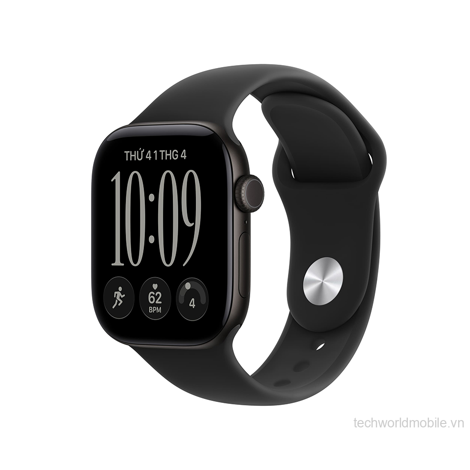 Apple Watch Series 12 (GPS) 46mm Viền Nhôm Dây Cao Su Size M/L I Chính hãng VN