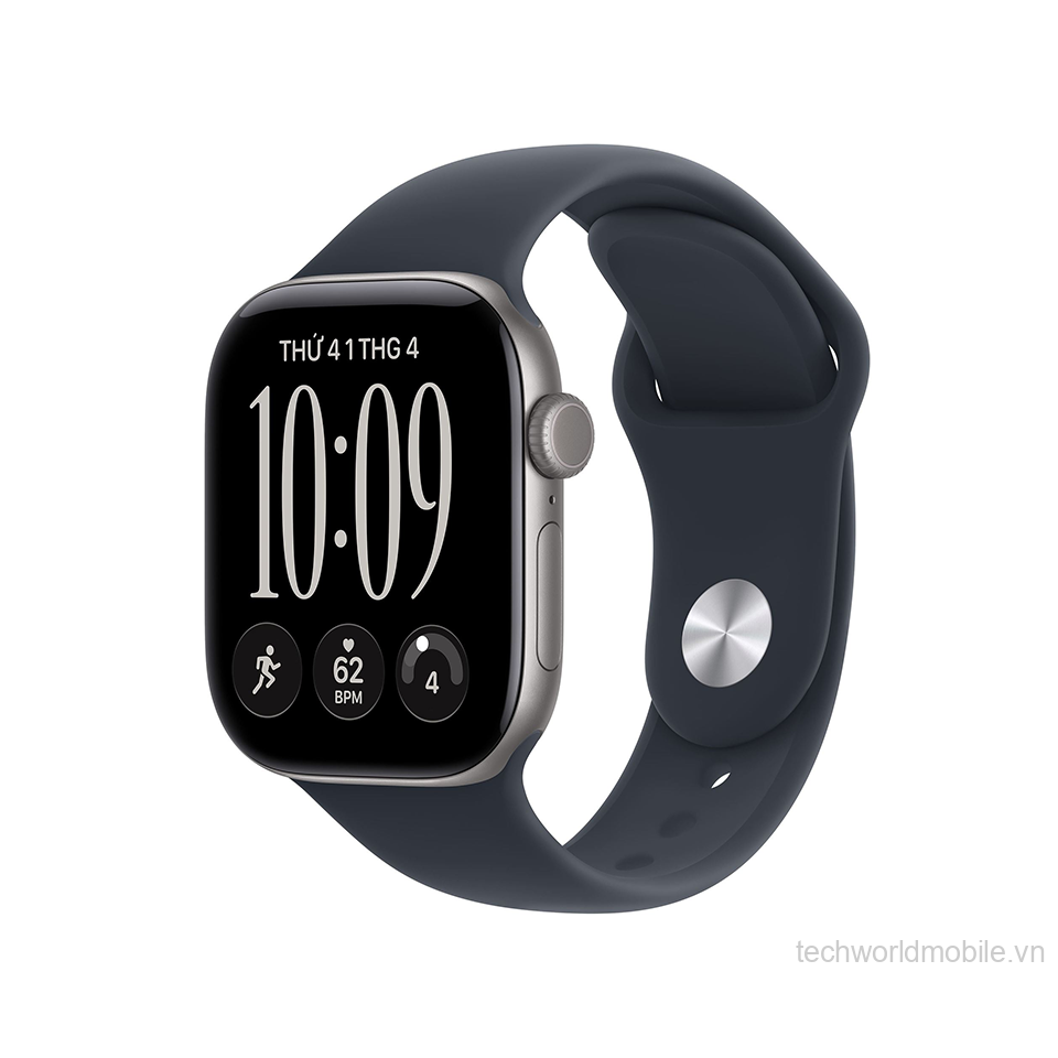 Apple Watch Series 12 (GPS) 46mm Viền Nhôm Dây Cao Su Size M/L I Chính hãng VN